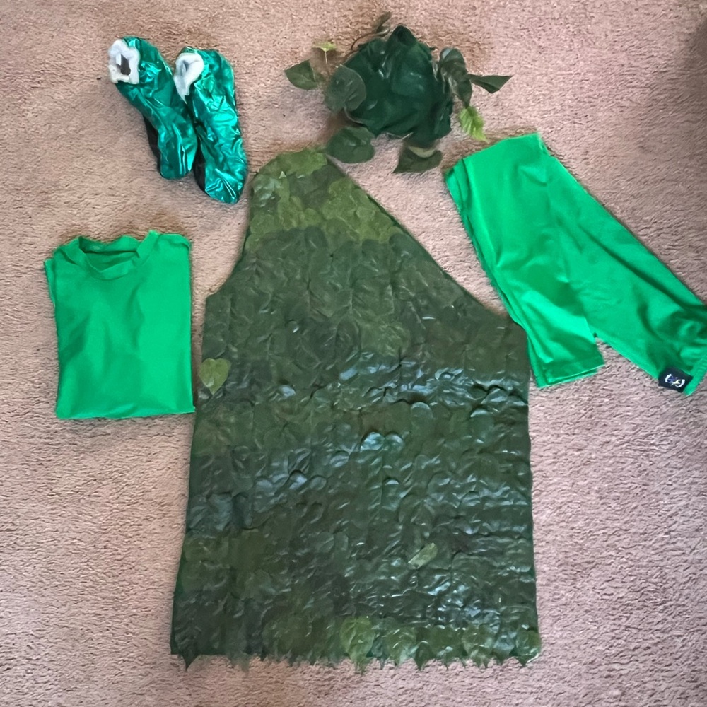 Green Leafy woman’s Sprout costume